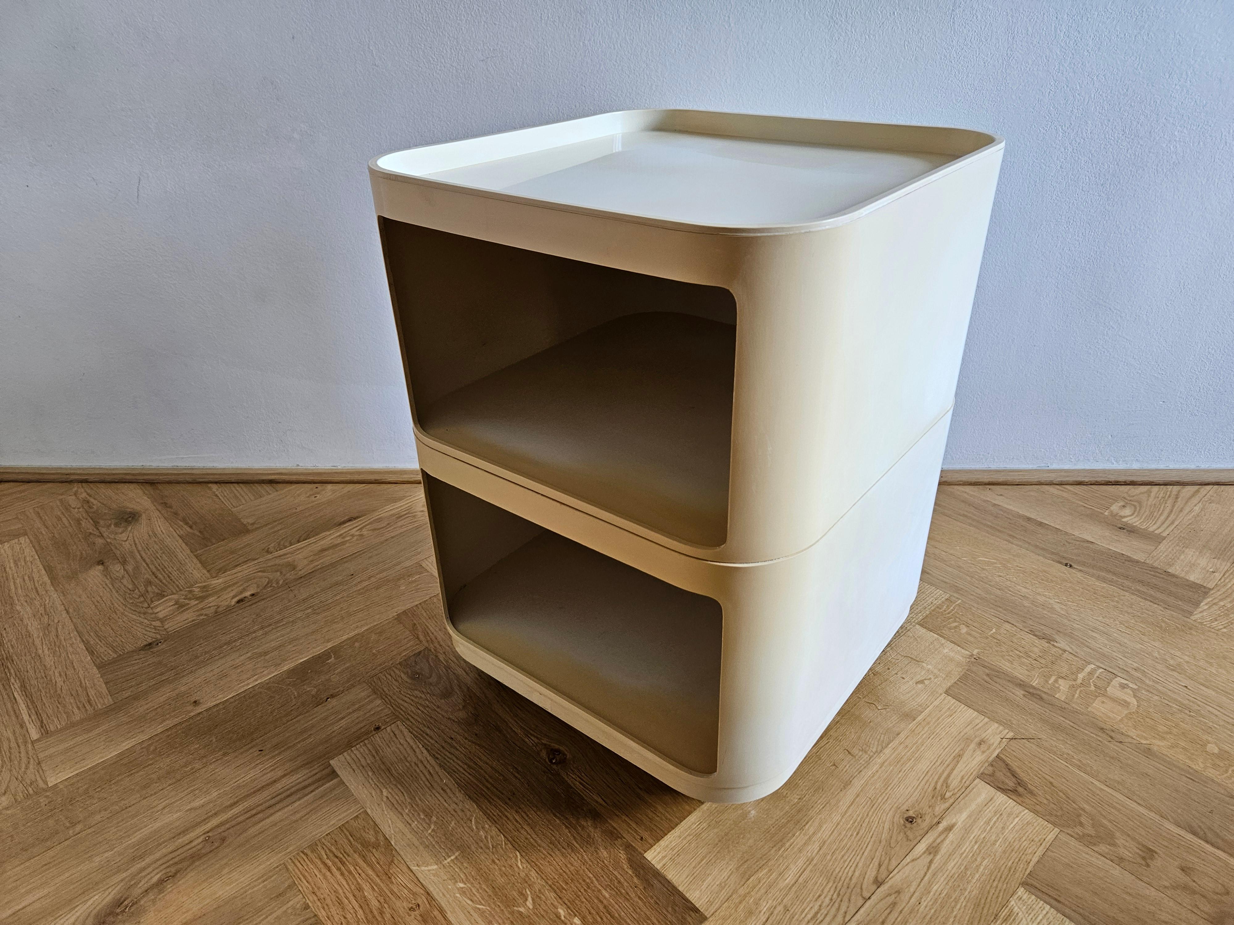 Nachttisch „Componibili“ aus der Mitte des Jahrhunderts, Anna Castelli für Kartell, Italien, 1960er Jahre im Angebot 3
