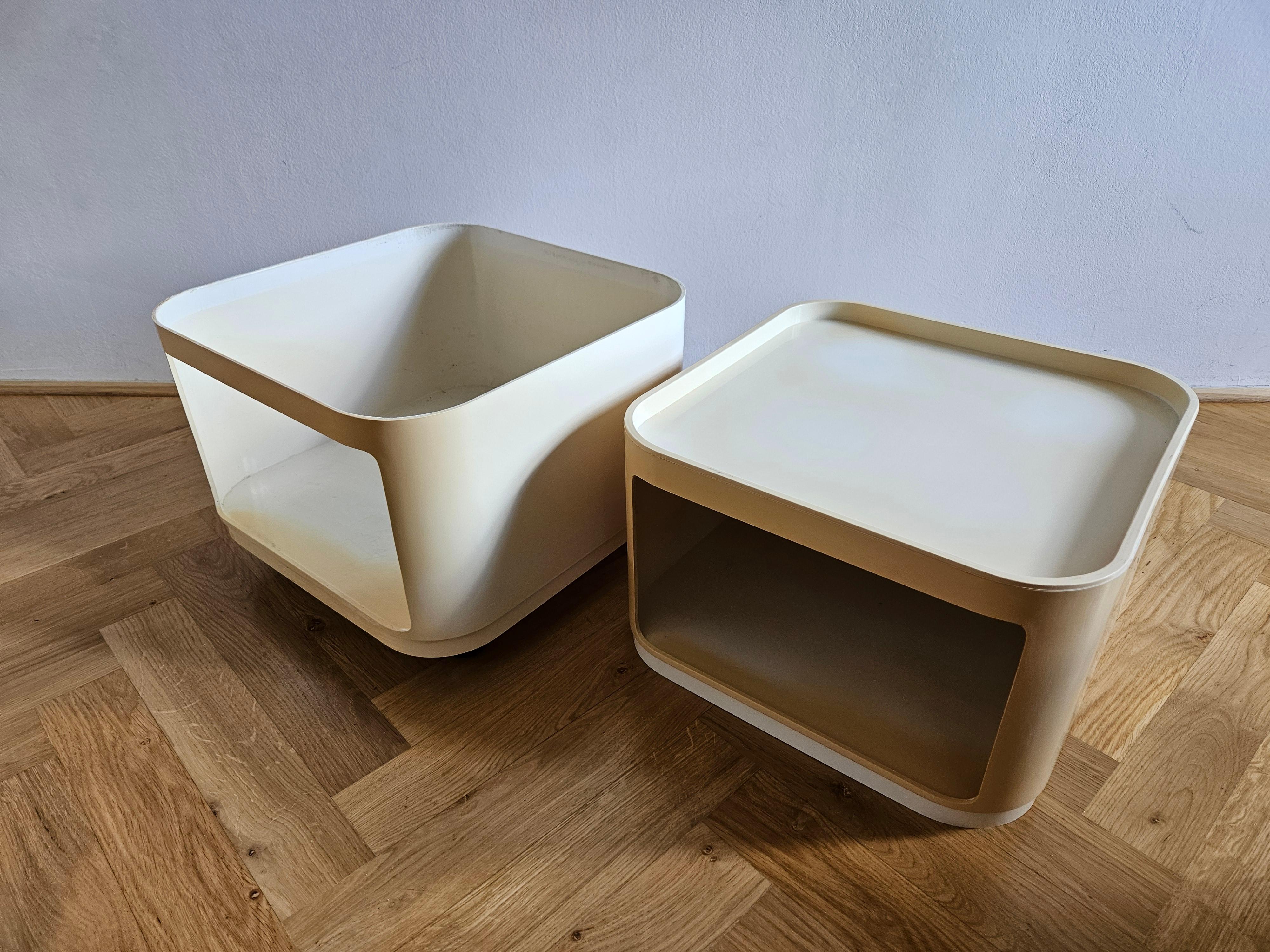 Nachttisch „Componibili“ aus der Mitte des Jahrhunderts, Anna Castelli für Kartell, Italien, 1960er Jahre im Angebot 4