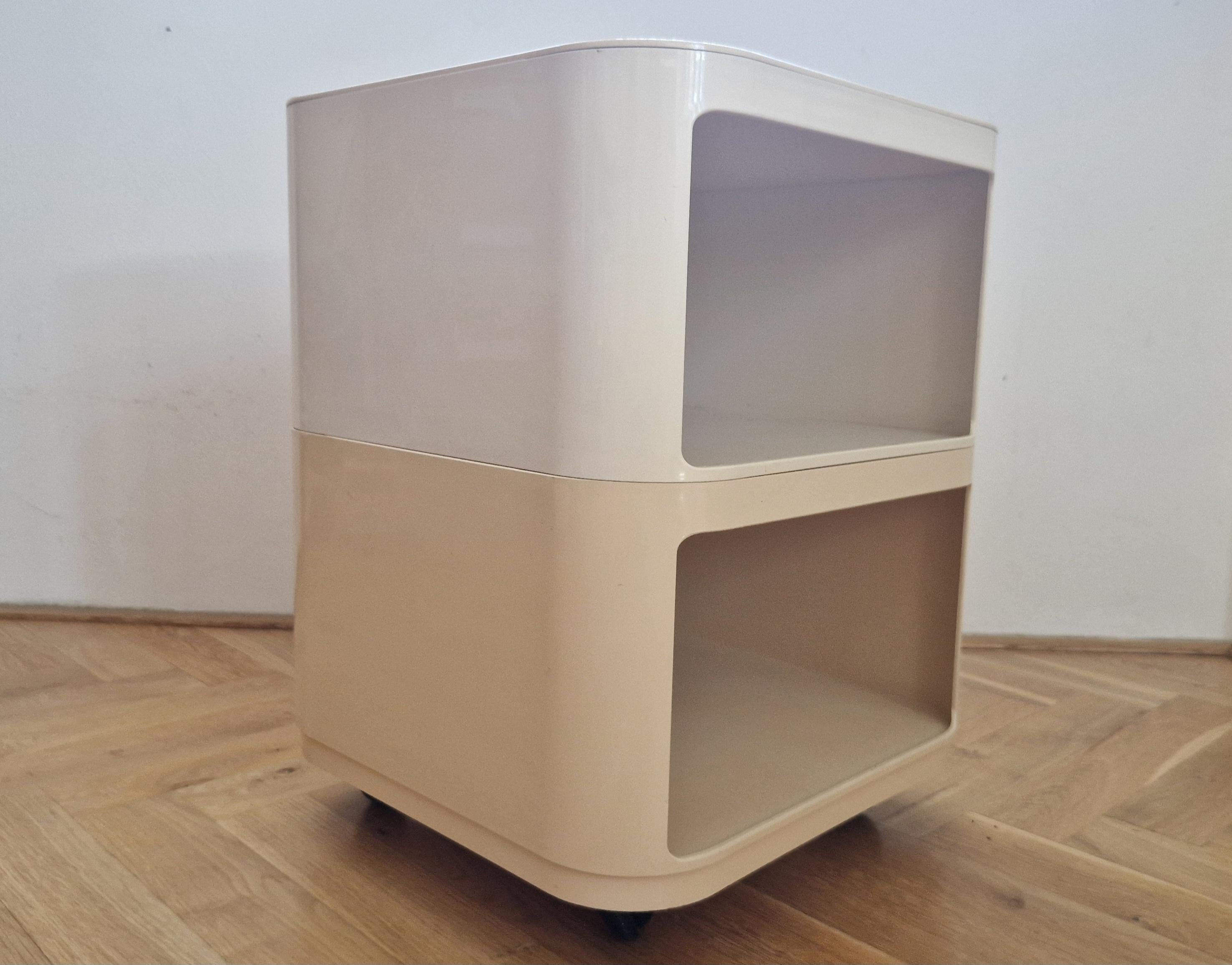 Nachttisch „Componibili“ aus der Mitte des Jahrhunderts, Anna Castelli für Kartell, Italien, 1960er Jahre im Angebot 7