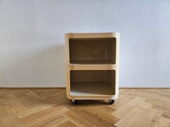 MIdcentury "Componibili" Bedside Table, Anna Castelli for Kartell, Italy, 1960s