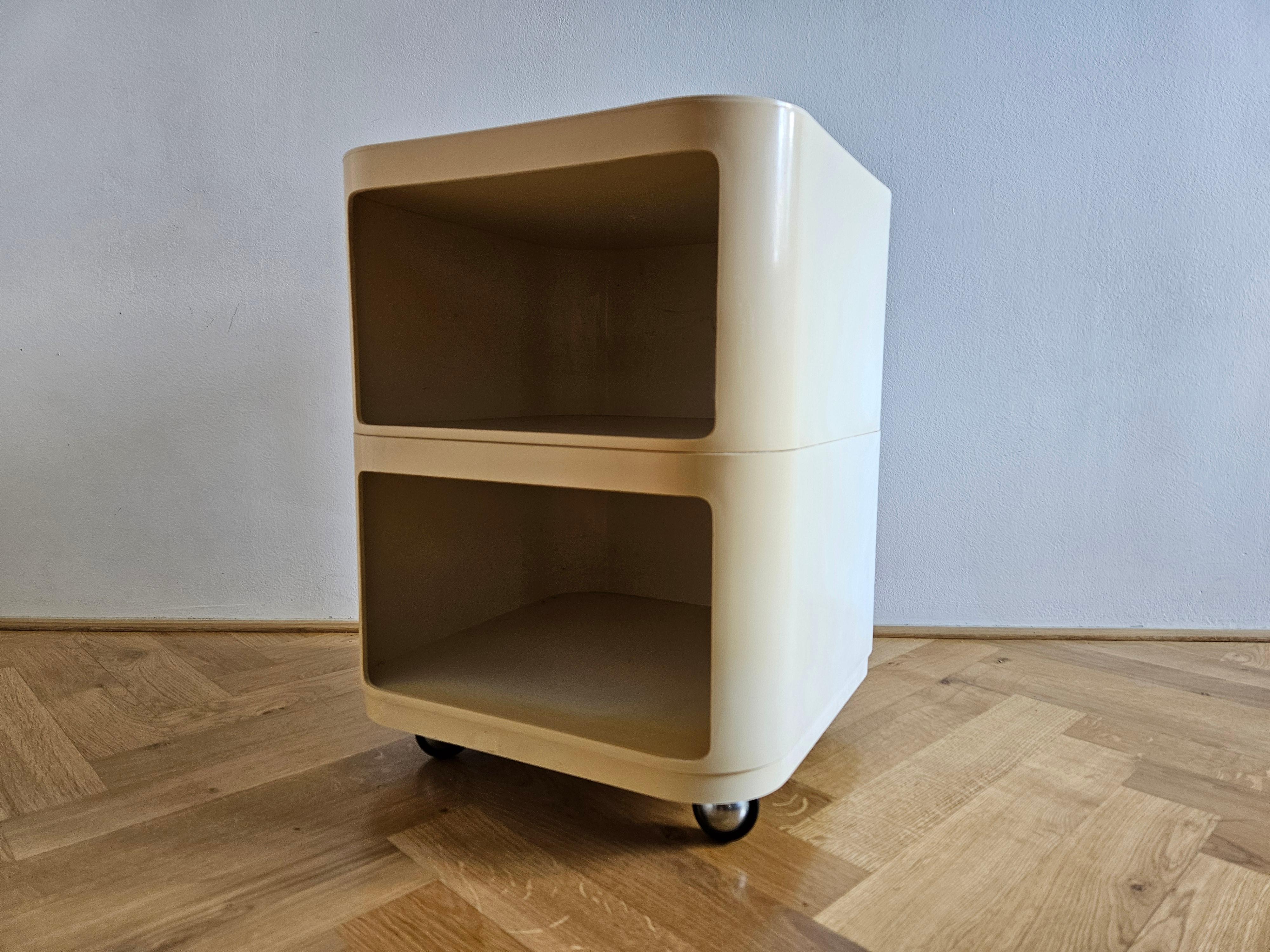Nachttisch „Componibili“ aus der Mitte des Jahrhunderts, Anna Castelli für Kartell, Italien, 1960er Jahre (Moderne der Mitte des Jahrhunderts) im Angebot