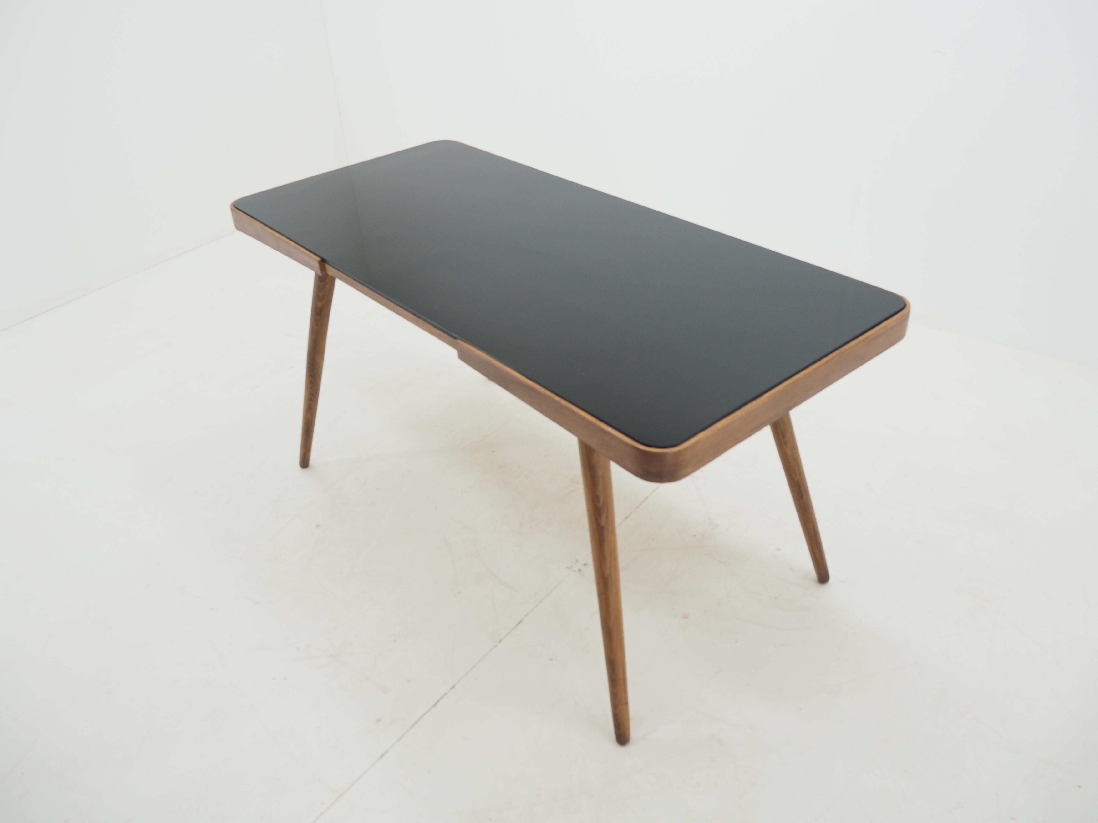 Wood Midcentury Conference Opaxite Table by Jiří Jiroutek for Interier Praha, 1960s