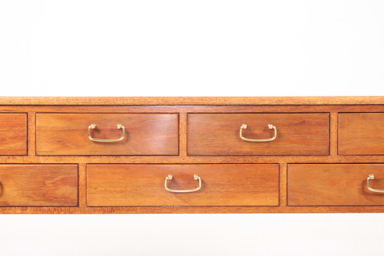 Midcentury Console in Mahogany Designed by Frode Holm, 1950s In Good Condition In Lejre, DK