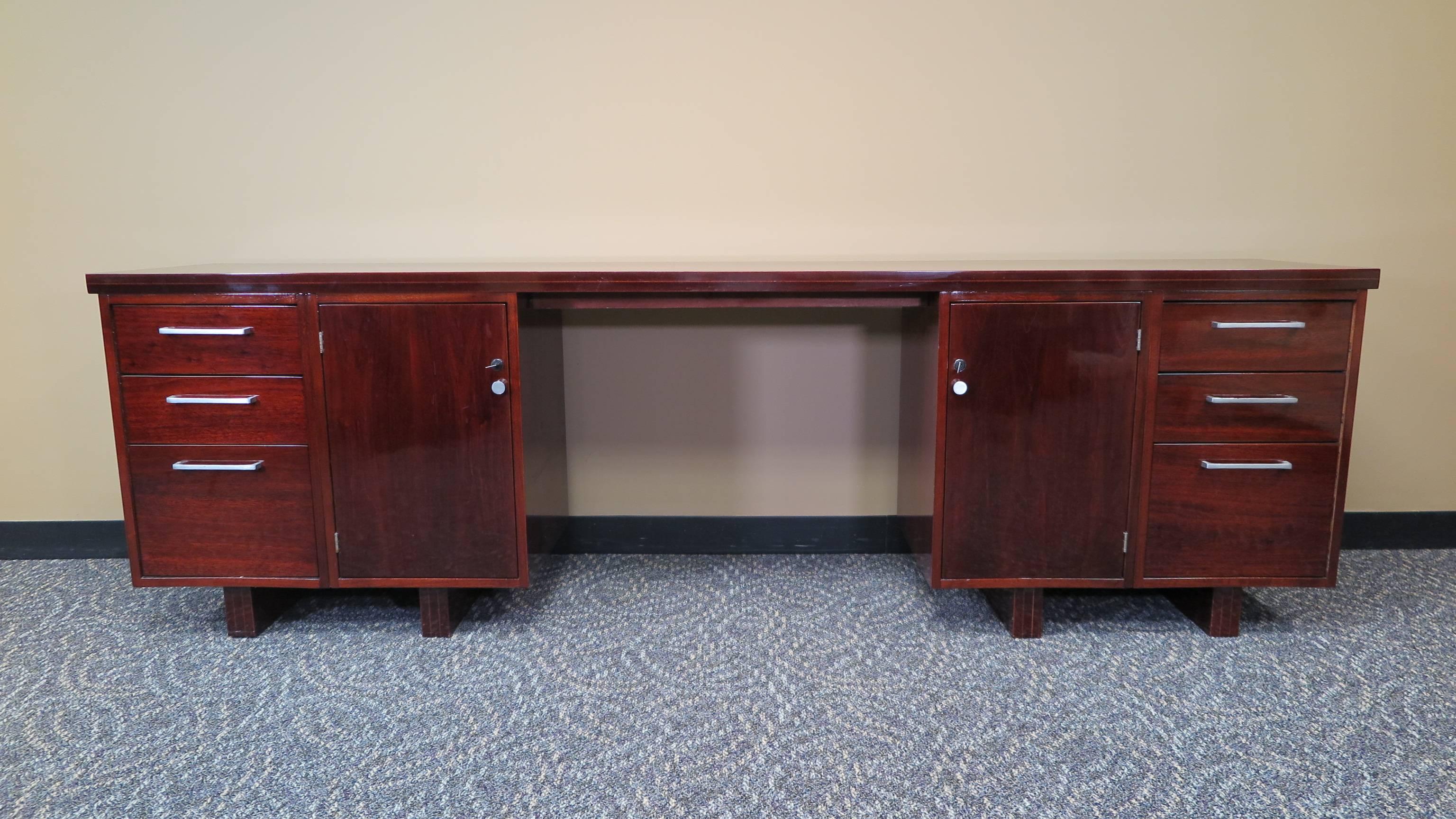 Midcentury Console Table Desk 2