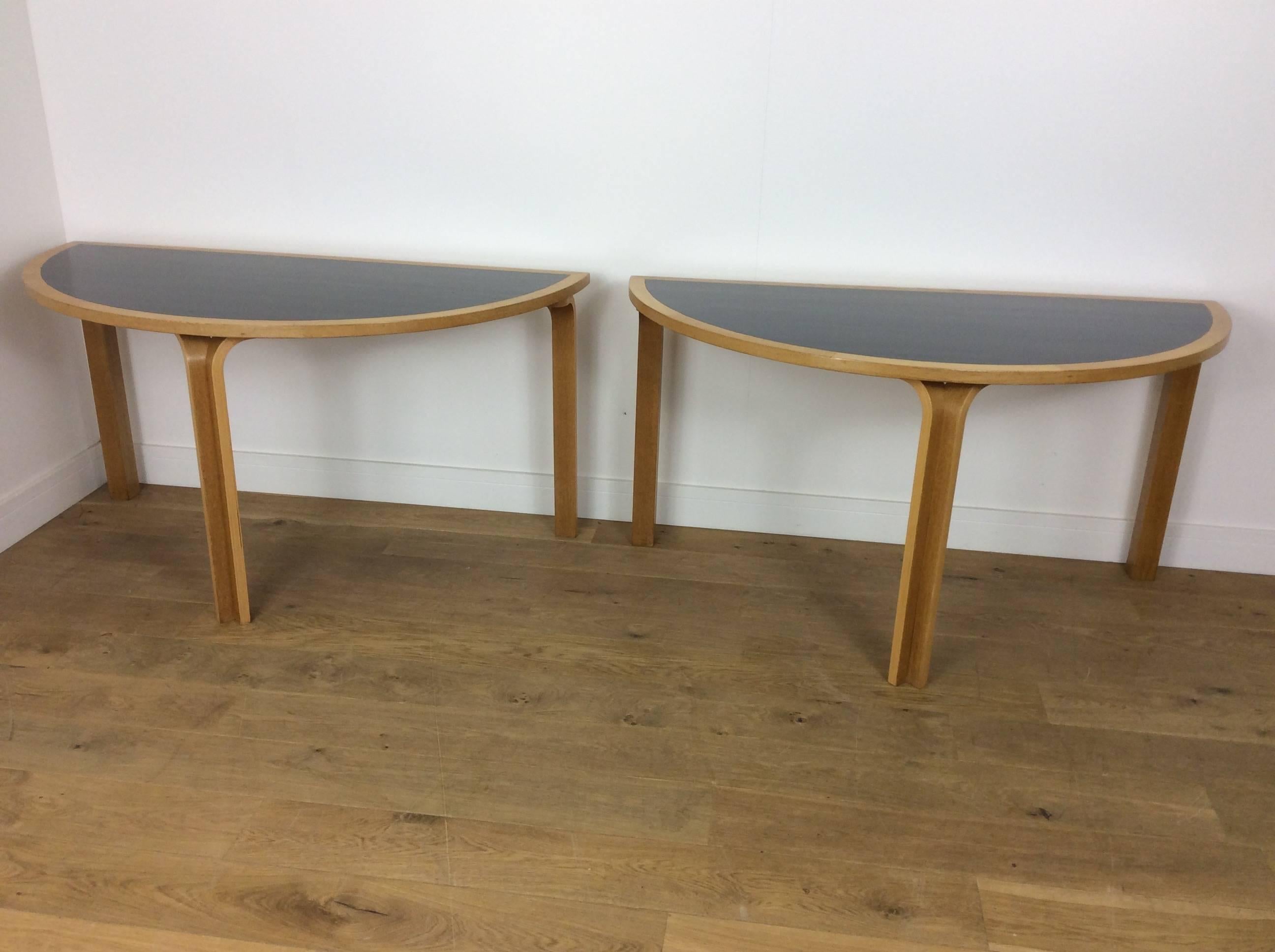 Elm Midcentury Console Tables For Sale