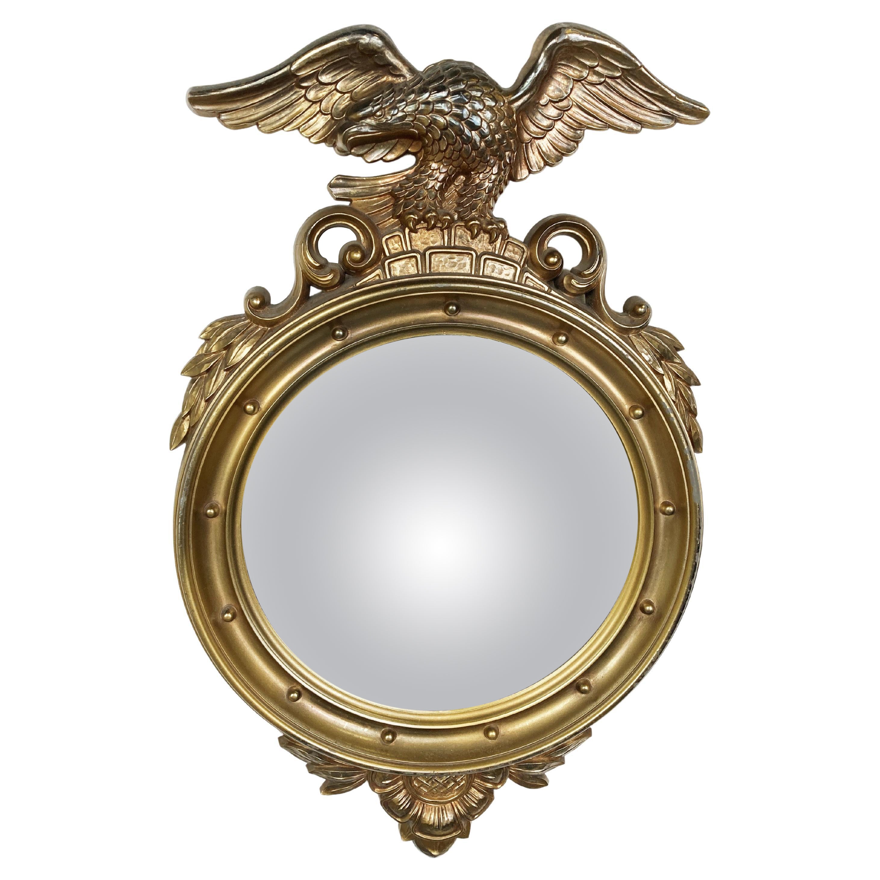 Midcentury Convex Eagle Mirror, 1960s