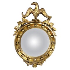 Midcentury Convex Eagle Mirror