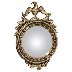 Midcentury Convex or Witch Eye Eagle Mirror, Belgium 1960s