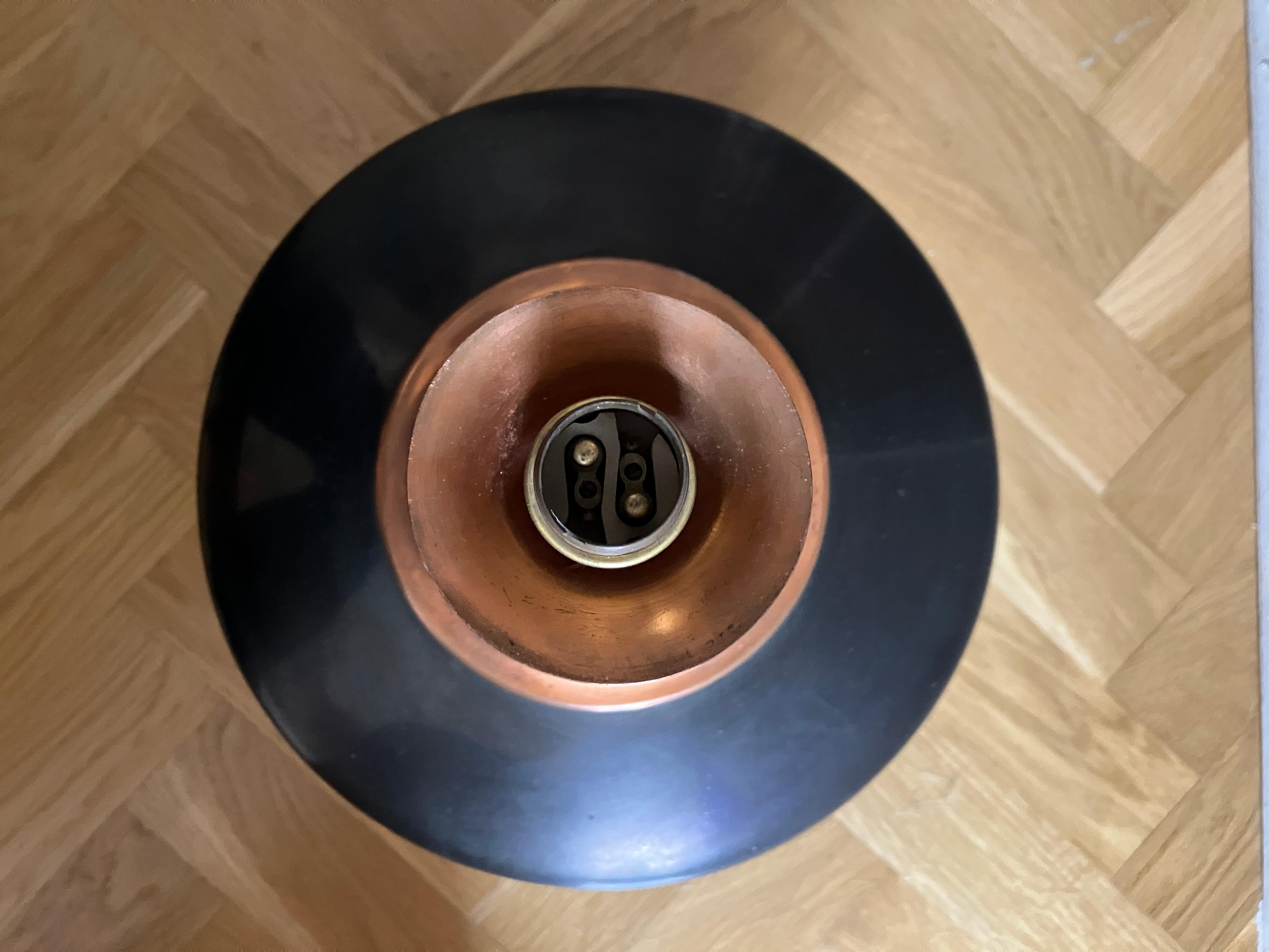 Midcentury Copper Crafts Ltd Copper Lamp Made in Africa For Sale 2