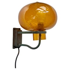 Midcentury Copper Outdoor Wall Sconce in the Style of Gunnar Asplund, 1950s
