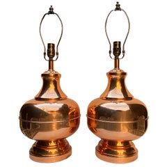 Lampade da tavolo in rame del Medioevo