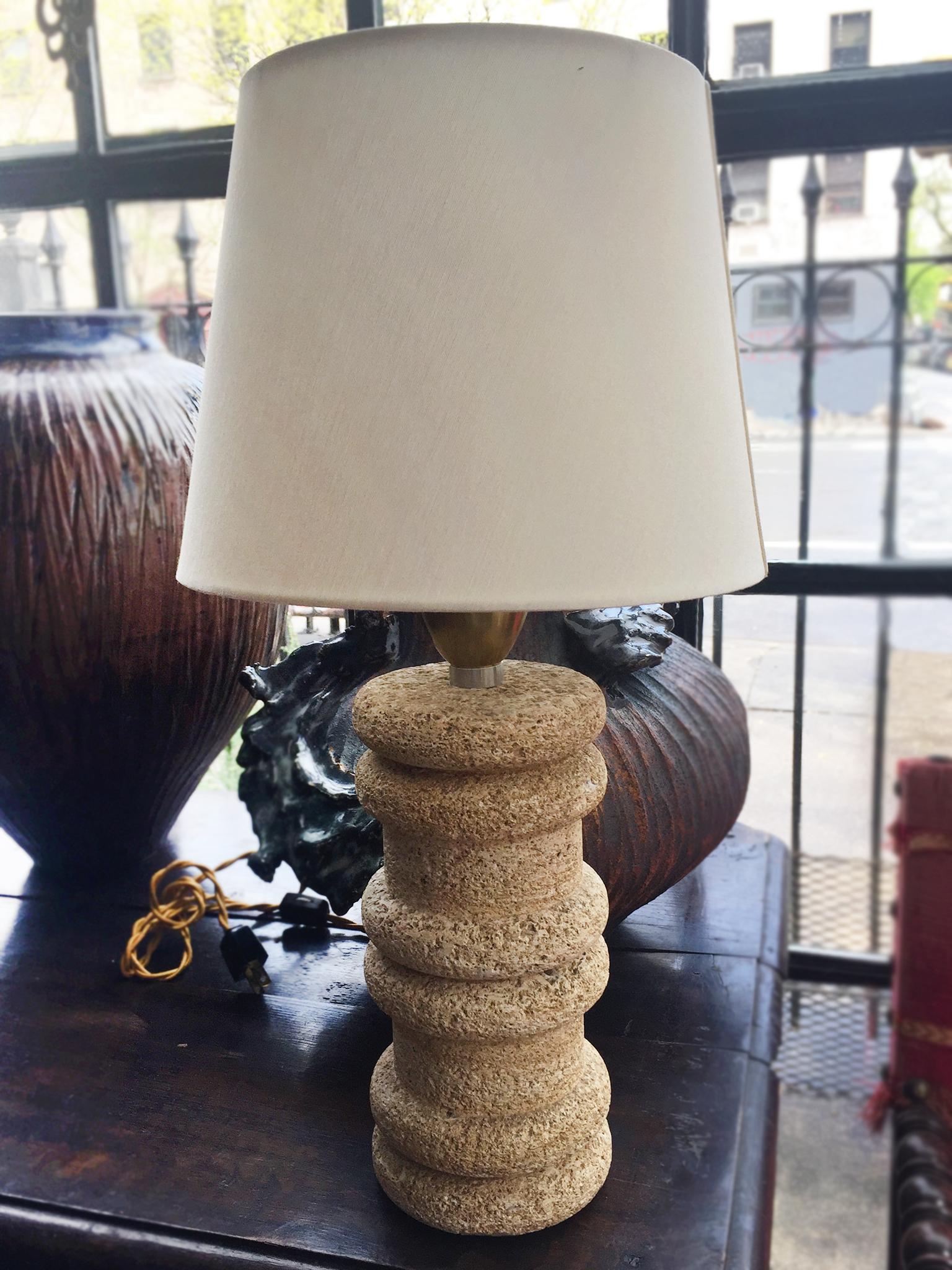 20th Century Midcentury Coral Table Lamp