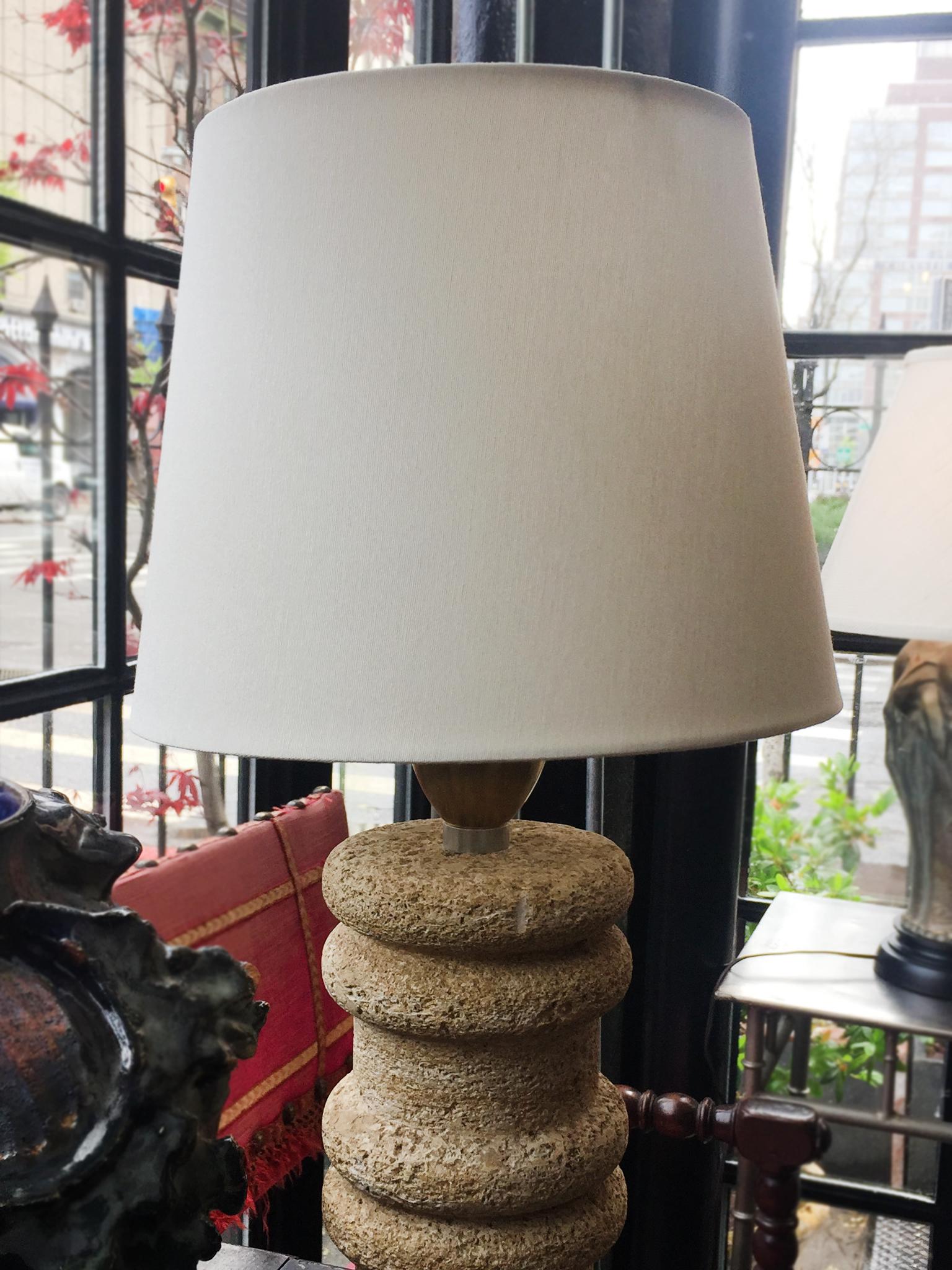 Brass Midcentury Coral Table Lamp