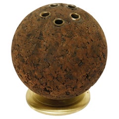Midcentury Cork Pen Holder