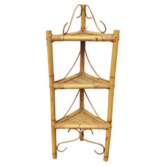 Mid-Century Modern Corner Cupboards