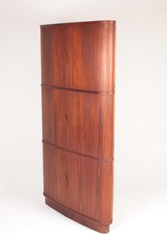 Midcentury Corner Cupboard in Teak by Højbjerg & Møller, 1960s