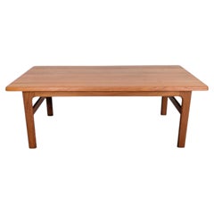 Tavolino da salotto vintage in teak di Niels Bach, design anni ’50