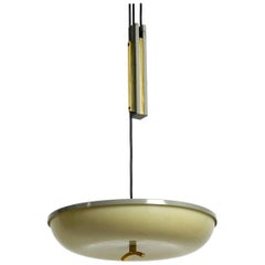 Midcentury Counterweight Pendant Lamp Attributed to Sciolari for Stilnovo