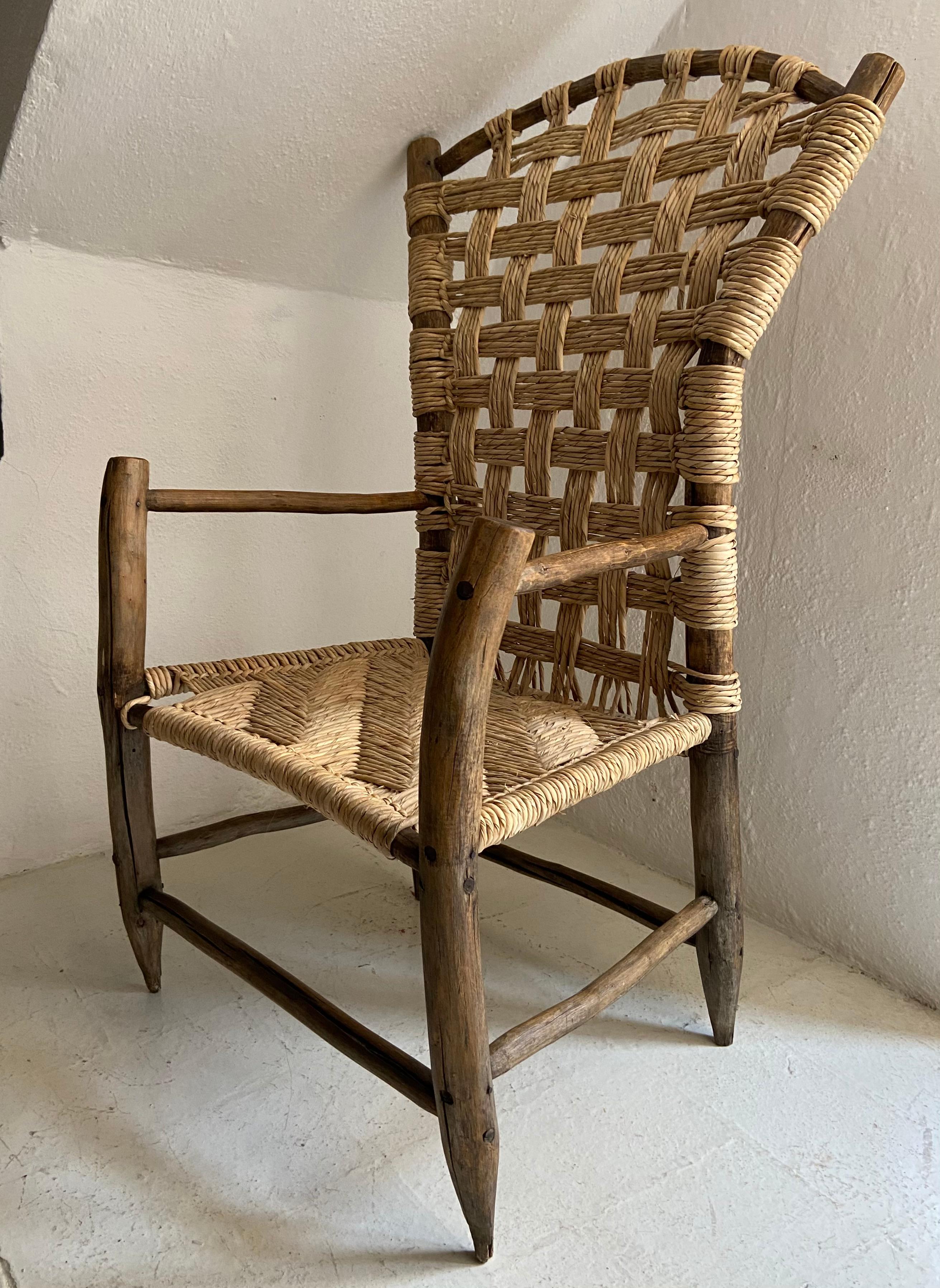 Mexican Midcentury Country Chair from Mexico