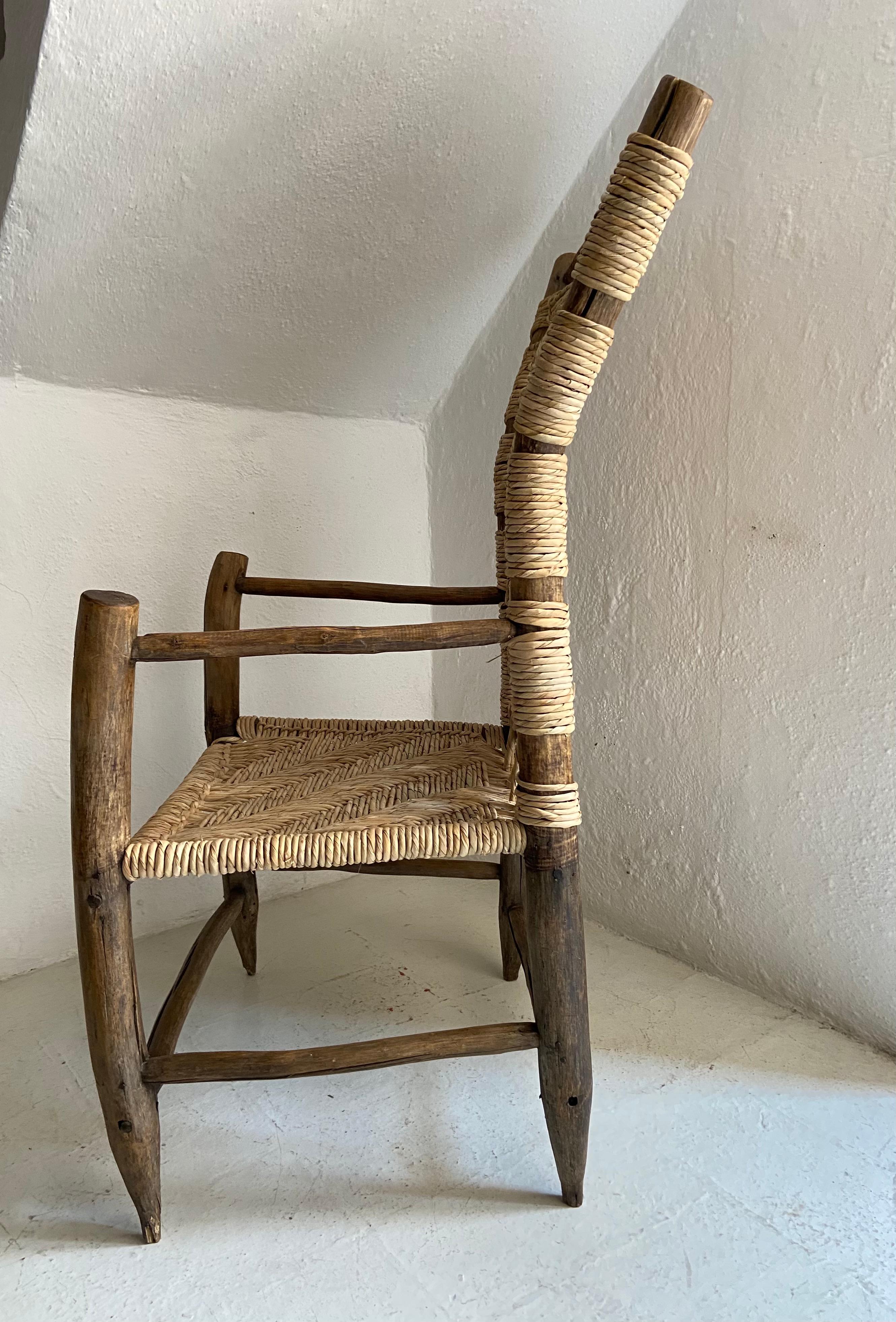 Mid-20th Century Midcentury Country Chair from Mexico
