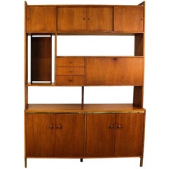 Midcentury Credenza Buffet Hutch Room Divider