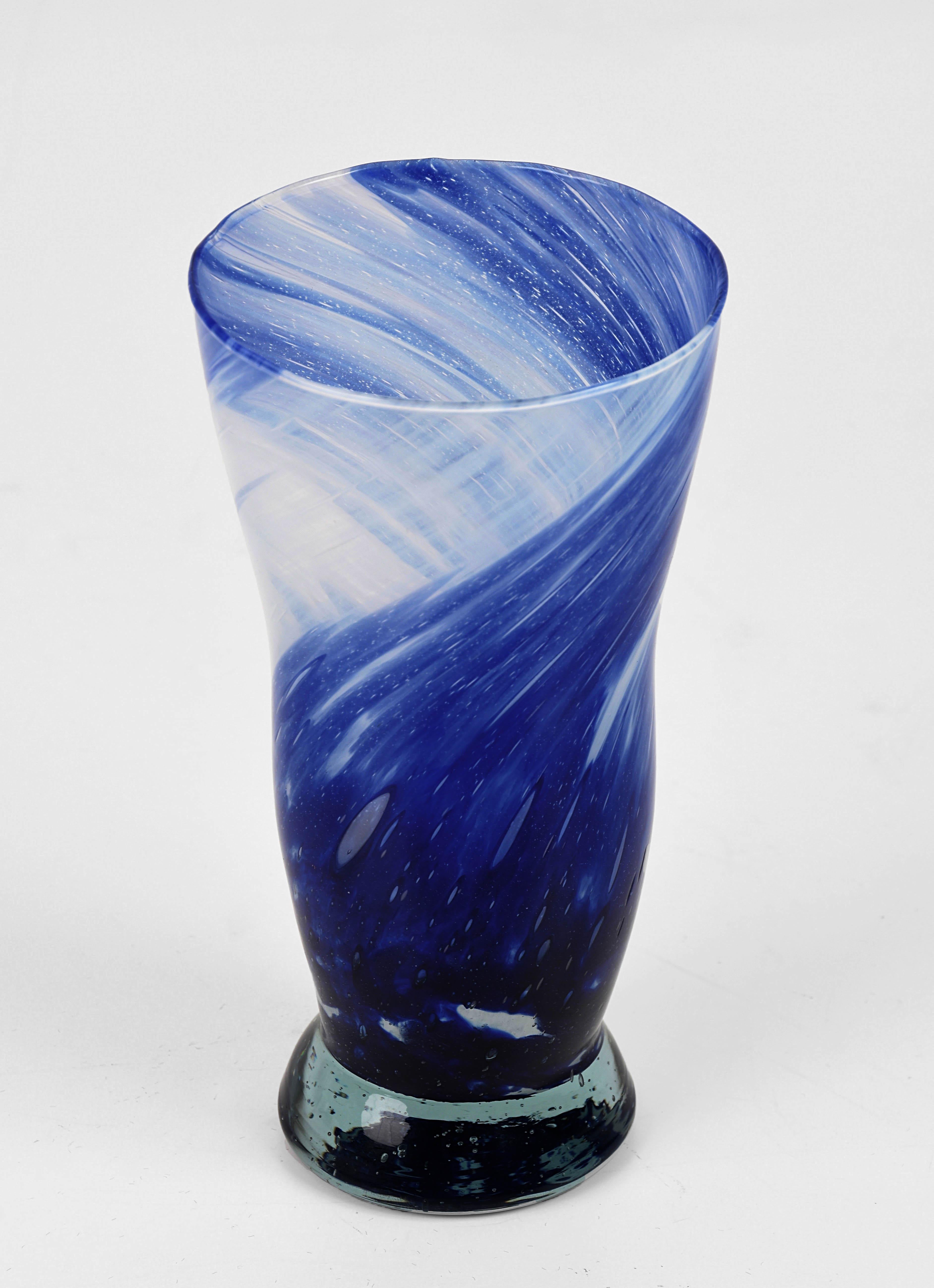 blue italian vase