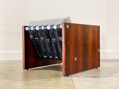 Mid-Century Cube Chair by Jack Cartwright for Founders, Rosewood + Chrome
