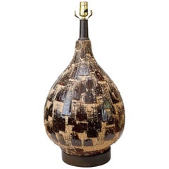 Midcentury Cubist-Style Table Lamp