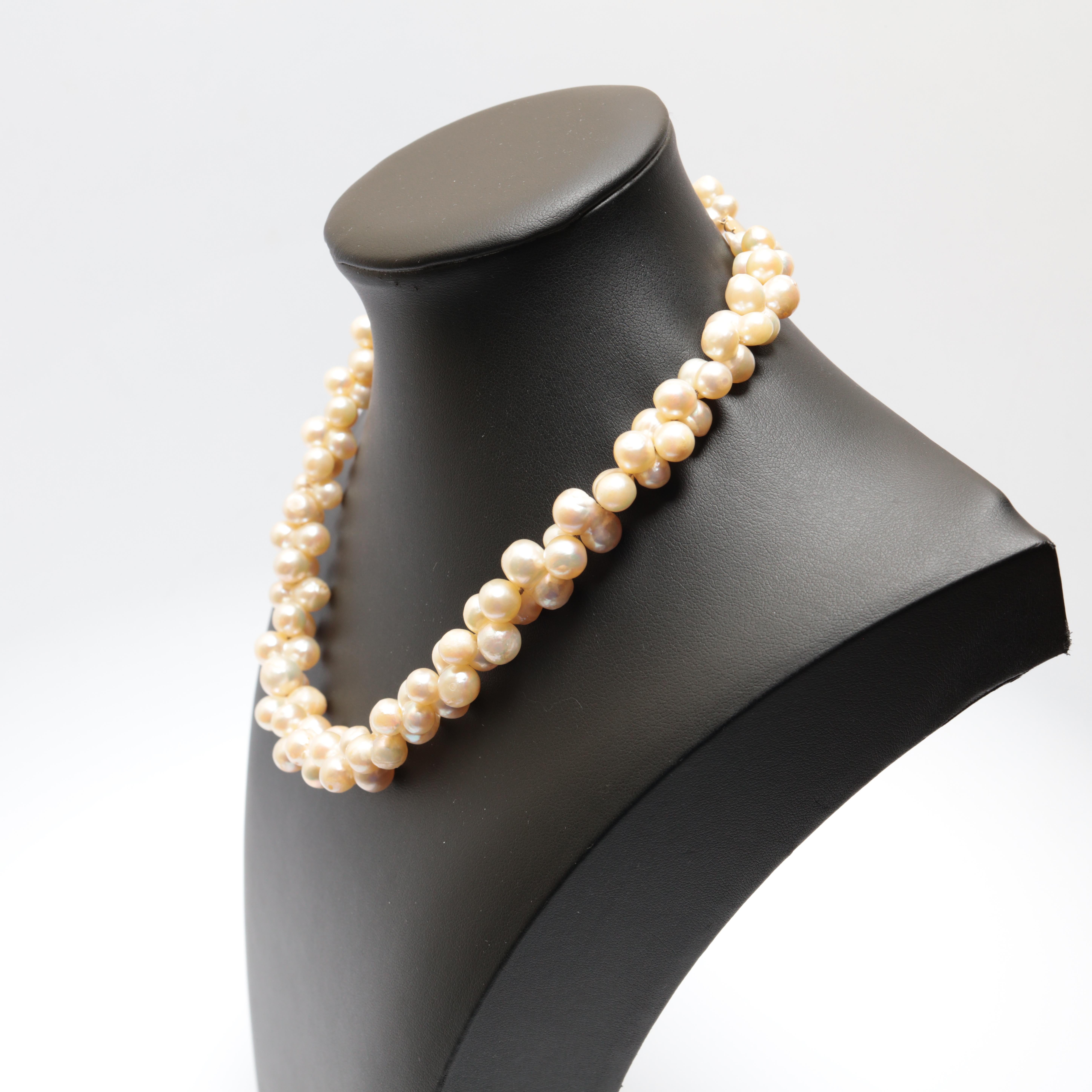 Collana di perle coltivate Akoya 