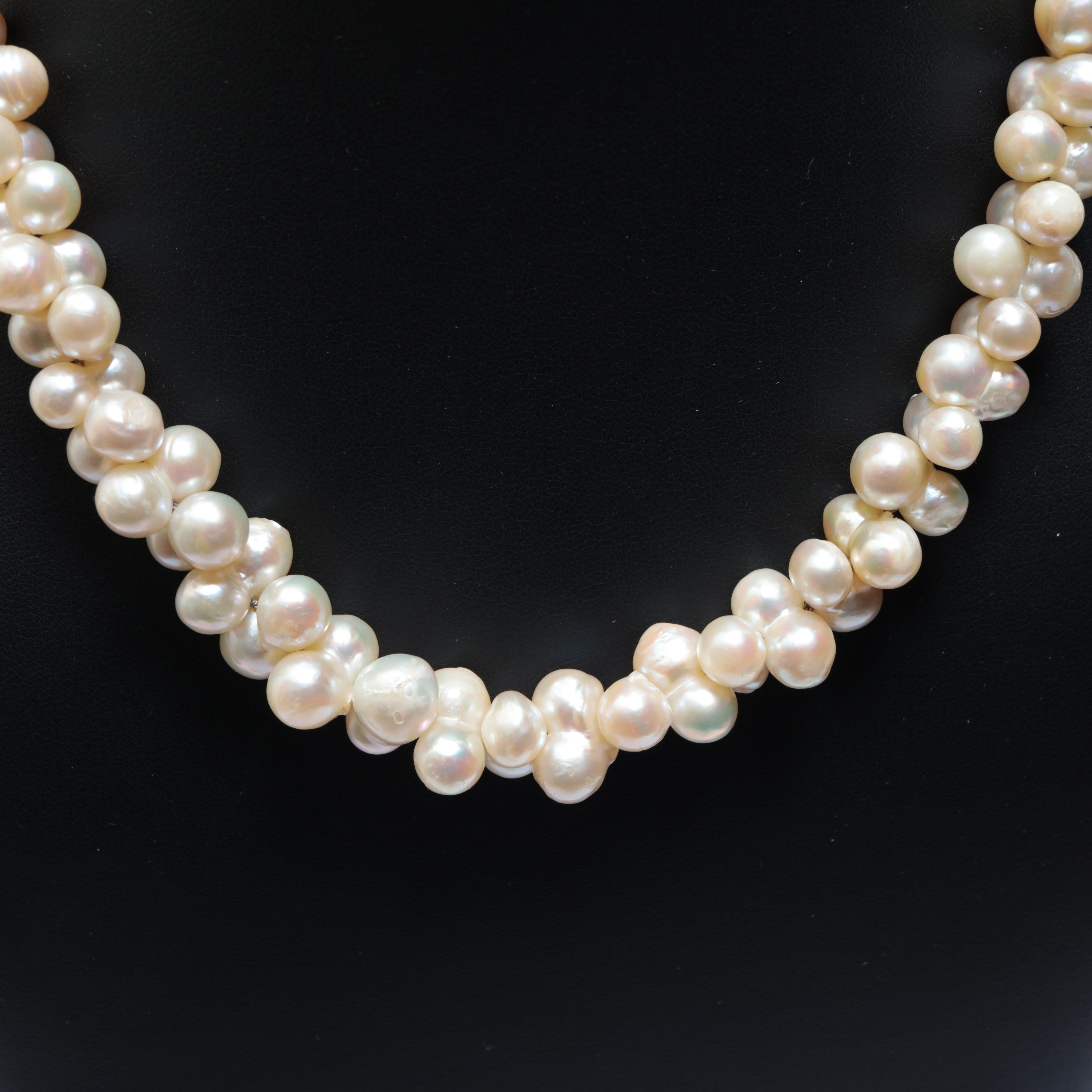 Collana di perle coltivate Akoya 