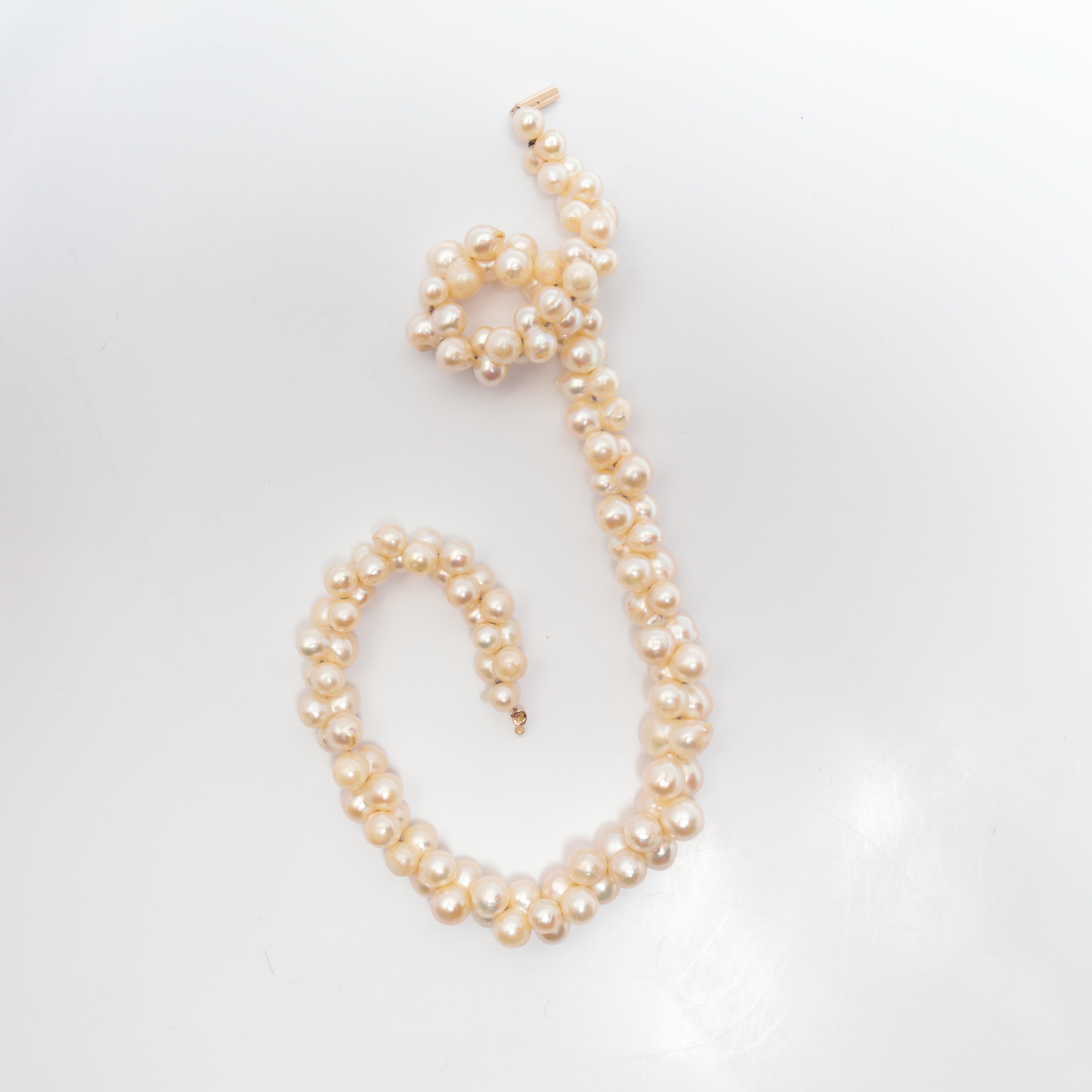 Collana di perle coltivate Akoya 