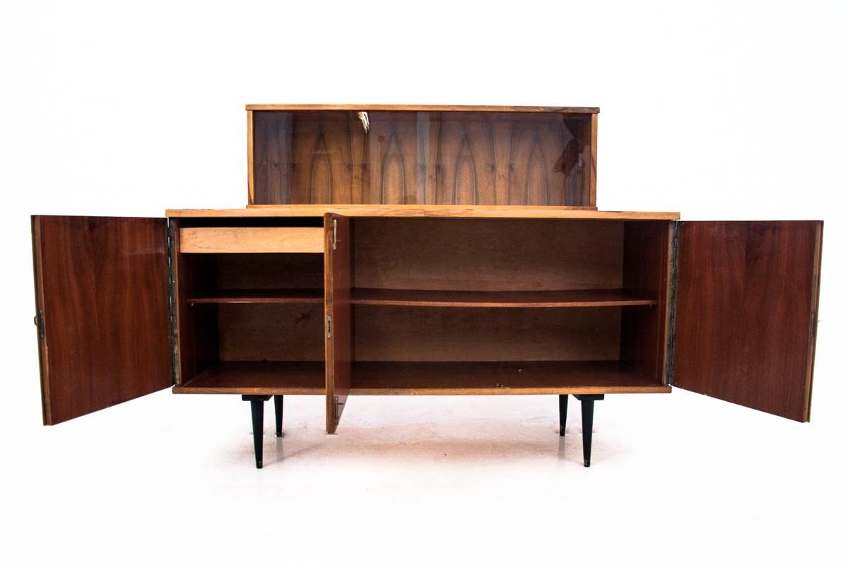 Midcentury Cupboard Sideboard, Poland, 1960s In Good Condition In Chorzów, PL