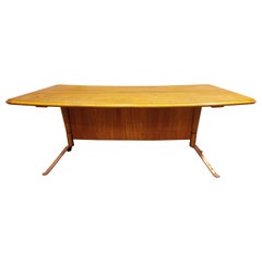 Midcentury Curved Coffee Table, 1960s