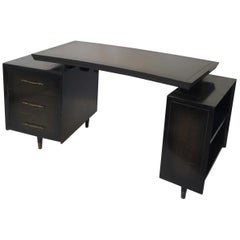 Midcentury Curved Desk