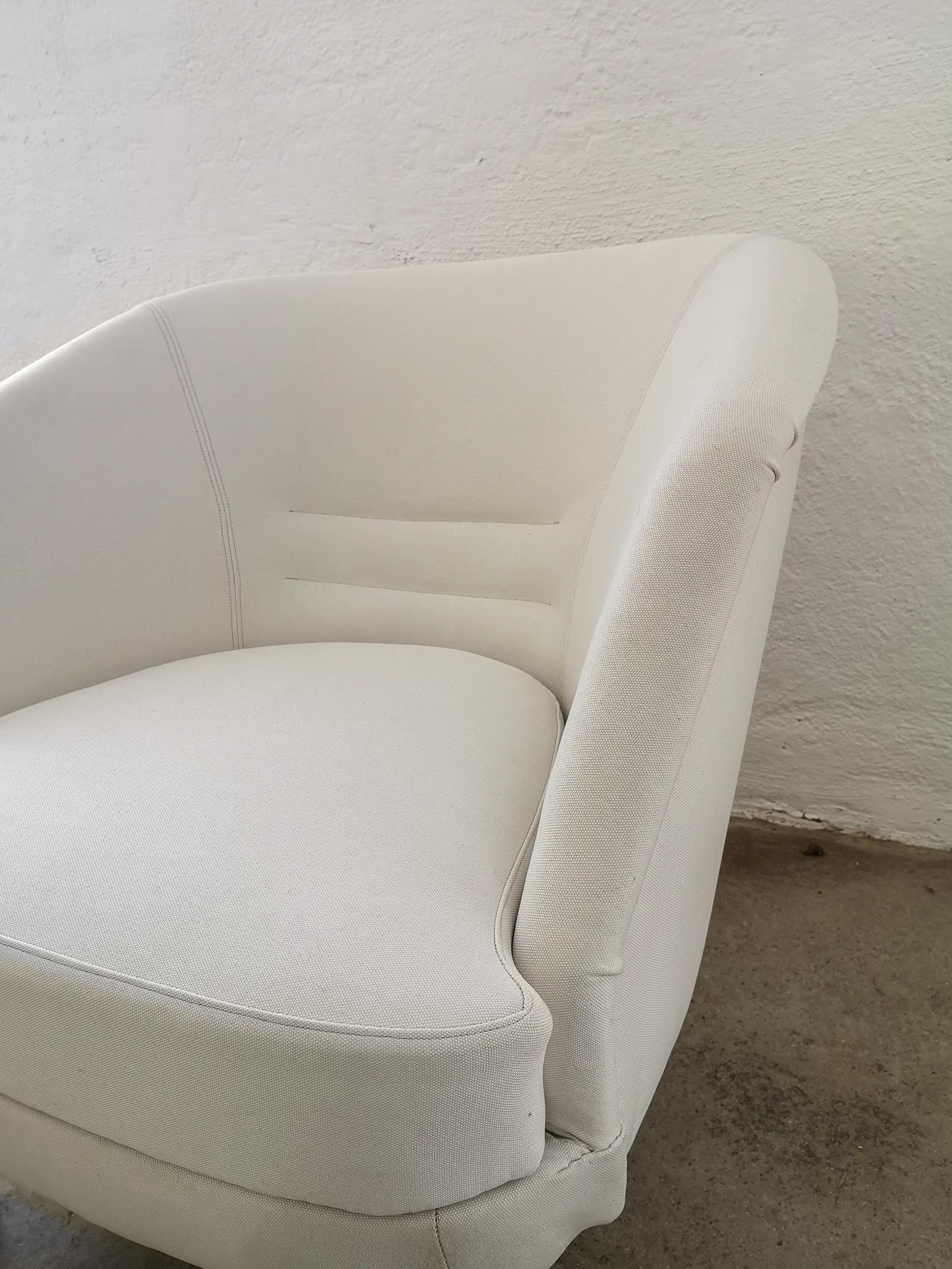 Midcentury Curved Sofa and Chair OPE Sweden, 1950s 5