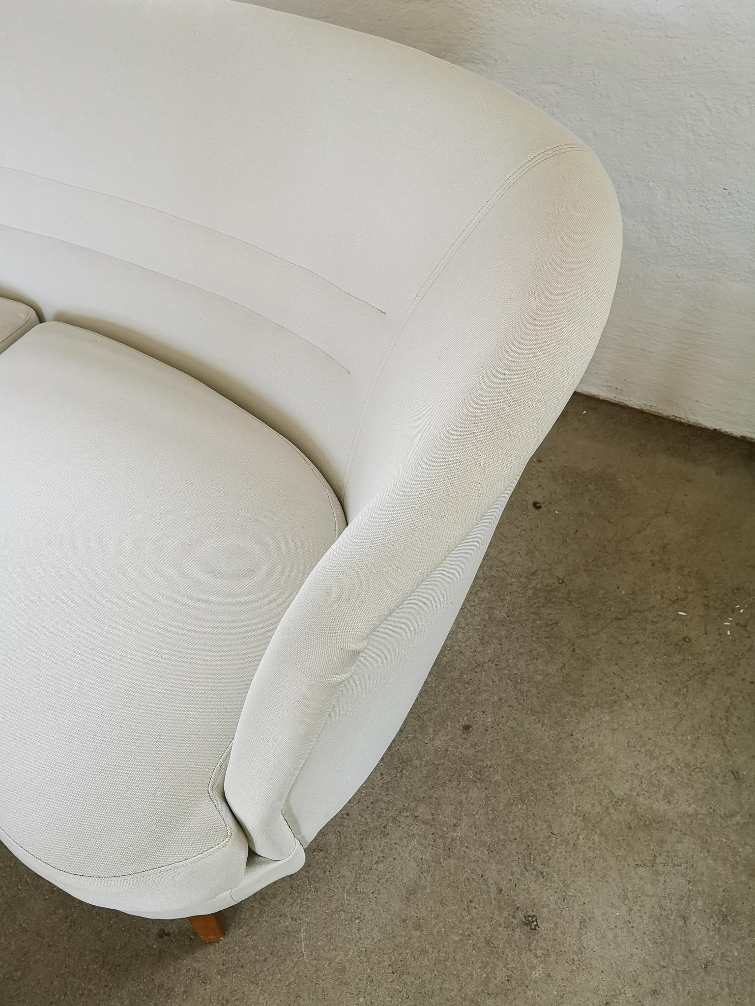 Mid-20th Century Midcentury Curved Sofa and Chair OPE Sweden, 1950s
