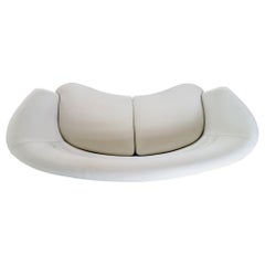 Midcentury Curved Sofa and Chair OPE Sweden, 1950s