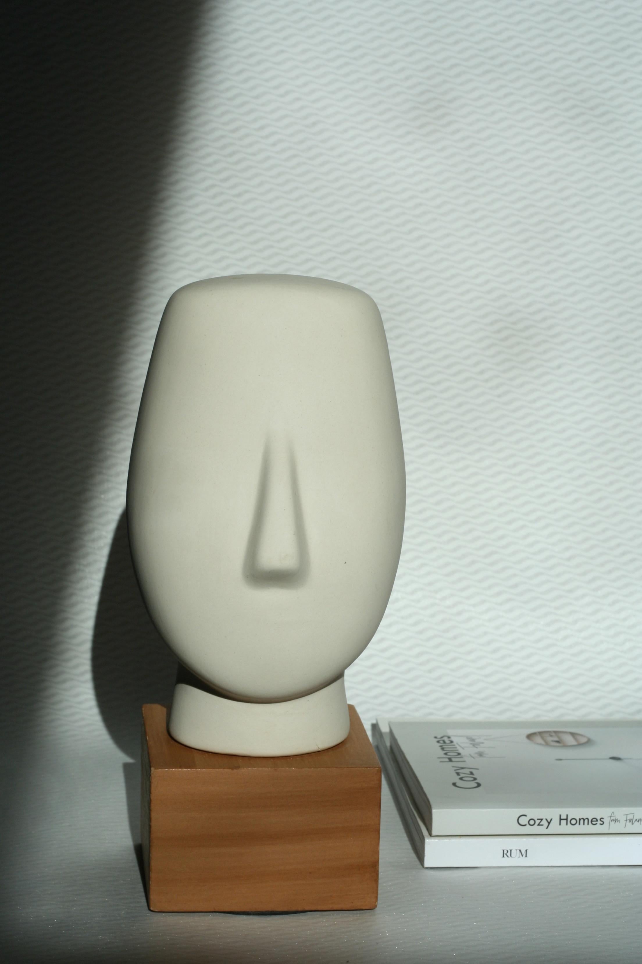 European Midcentury Cycladic Head Sculpture, 1960s