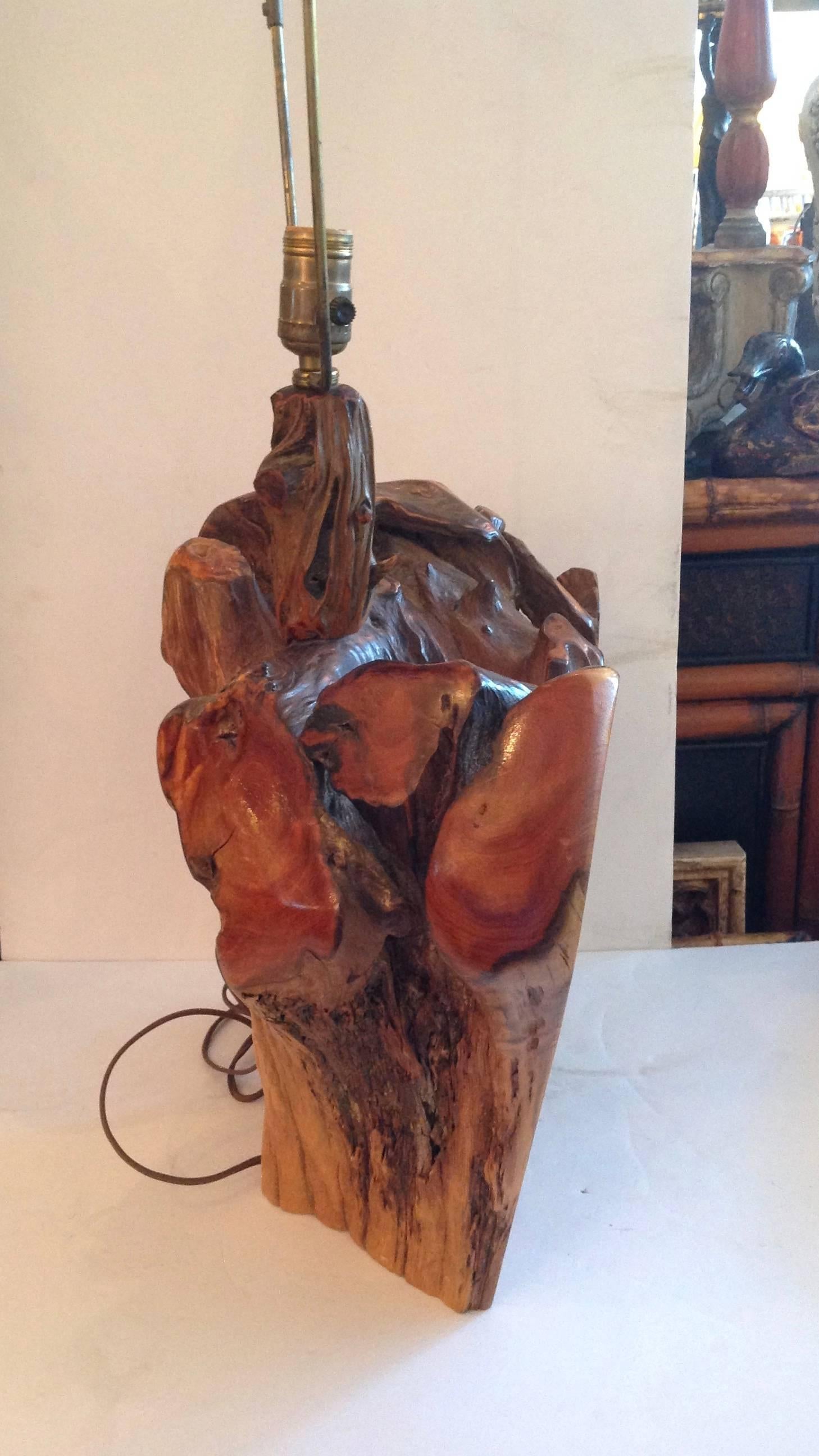 Midcentury Cypress Table Lamp 1