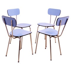 Used Midcentury Czechoslovak colored formica cafe chairs, 1960´s, set of 4