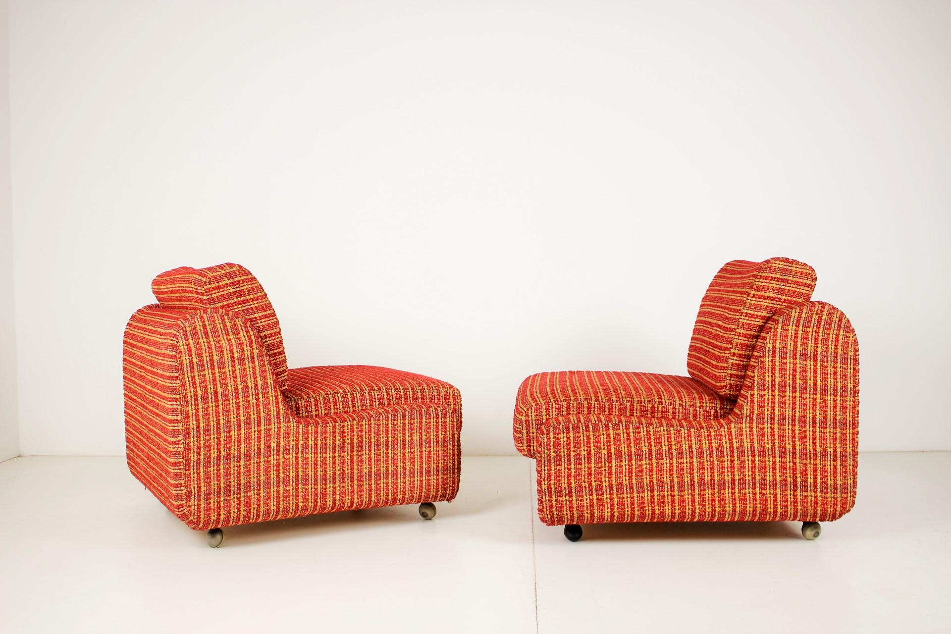 European Midcentury Czechoslovakian Armchairs by Interier Praha, 1970s