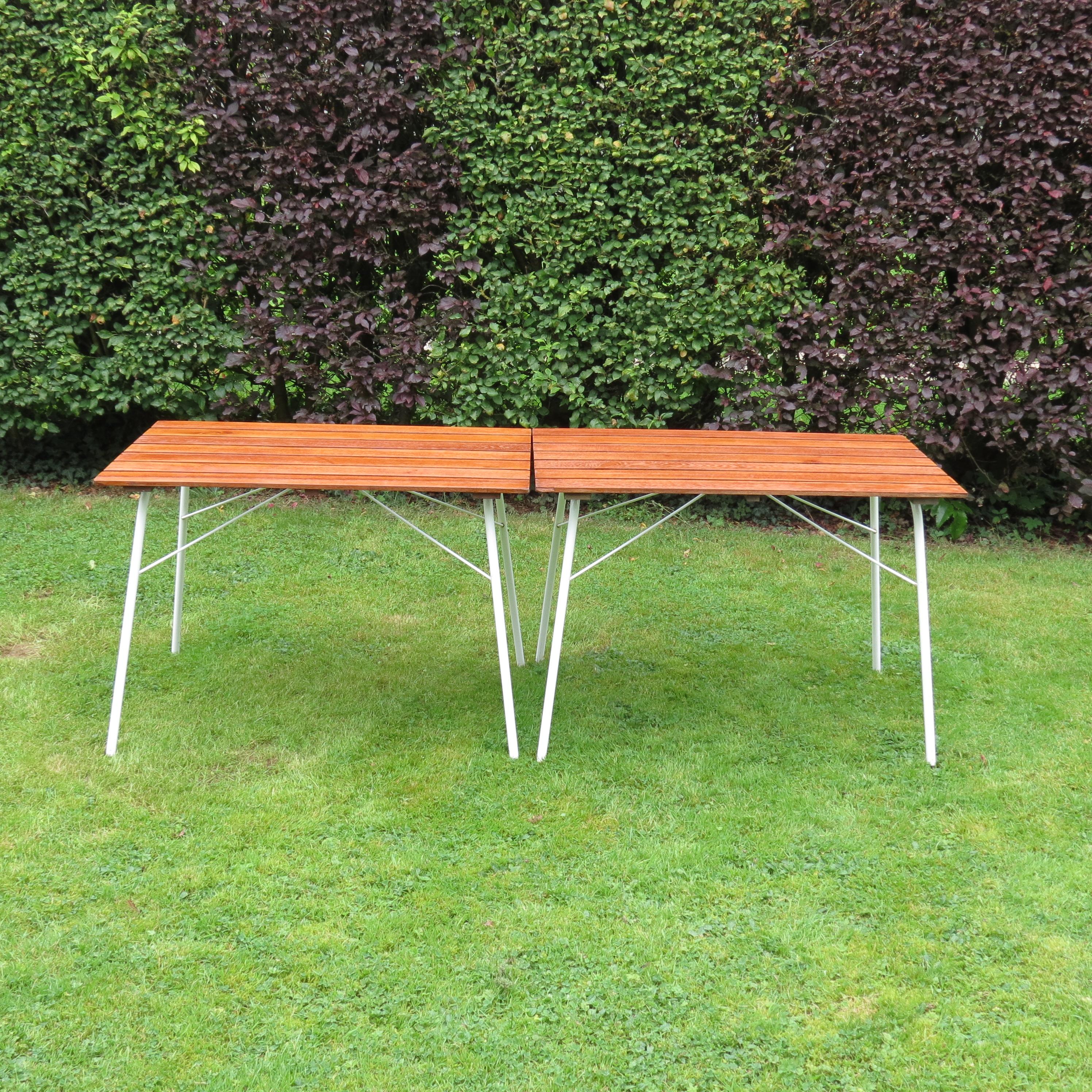 Midcentury Daneline Danish Garden Folding table 1960 3