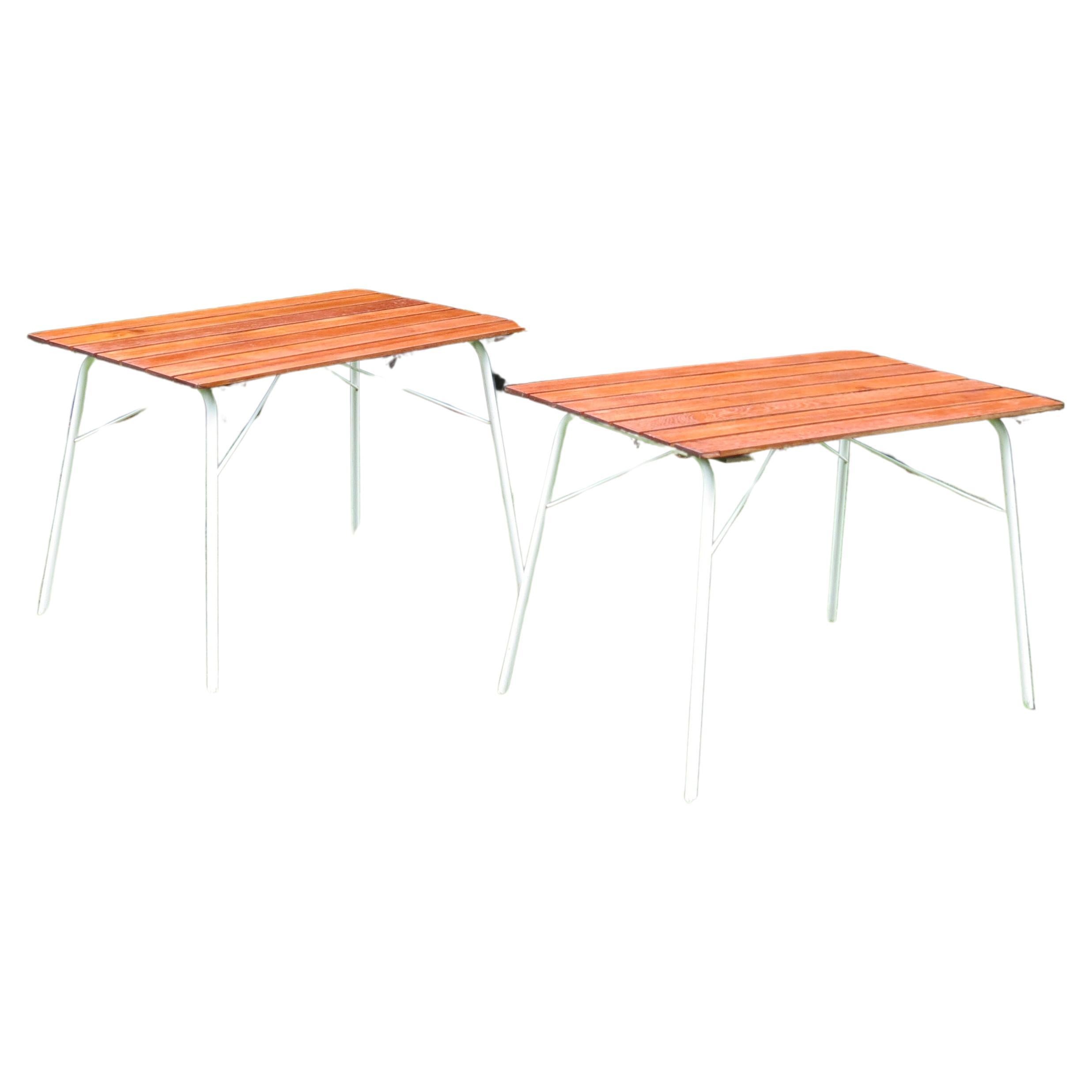 Midcentury Daneline Danish Garden Folding table 1960