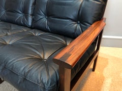 Dänisches 2-sitziges sofa von Illum Wikkelso aus der Jahrhundertmitte