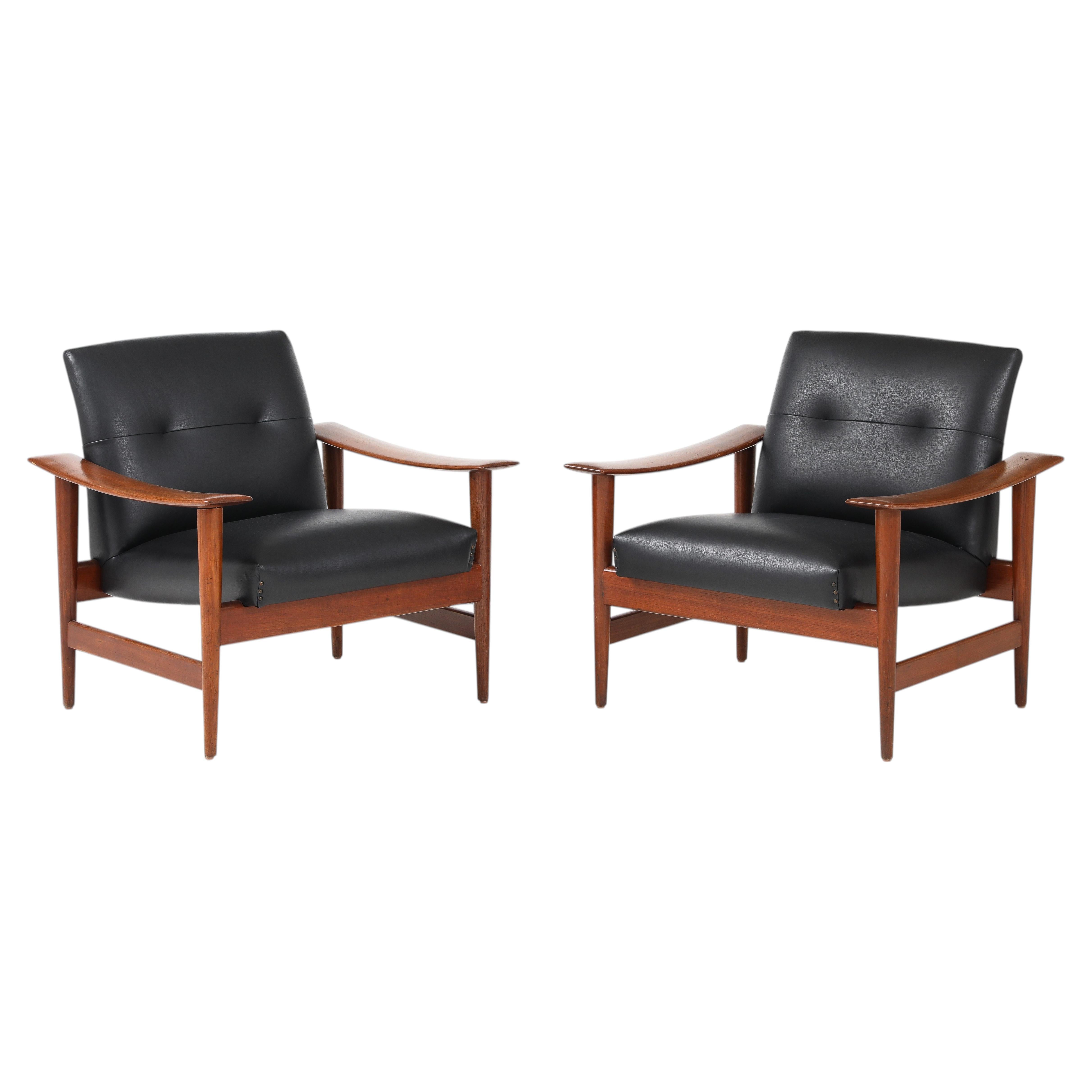 Sillón danés de mediados de siglo 1960