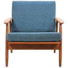 Midcentury Danish Beech Armchair, 1960s