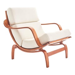 Midcentury Danish Bentwood Lounge Chair