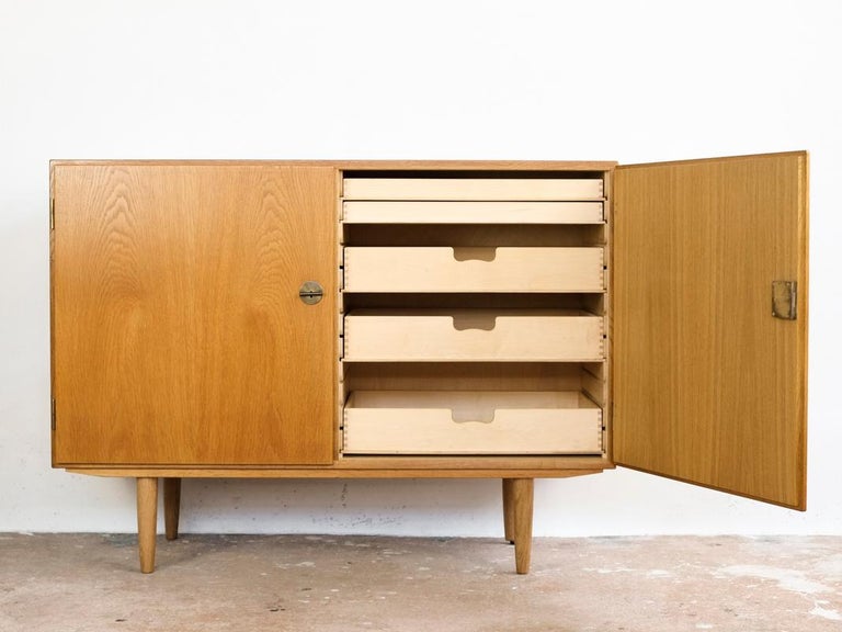 Midcentury Danish Cabinet in Oak by Børge Mogensen for FDB ...