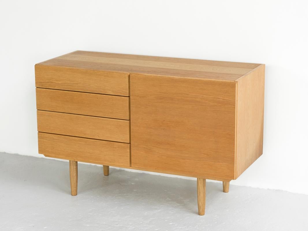 Veneer Midcentury Danish Cabinet in Oak by Ib Kofod-Larsen, 1960s