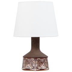 Midcentury Danish Ceramic Table Lamp by Jette Hellerø for Axella